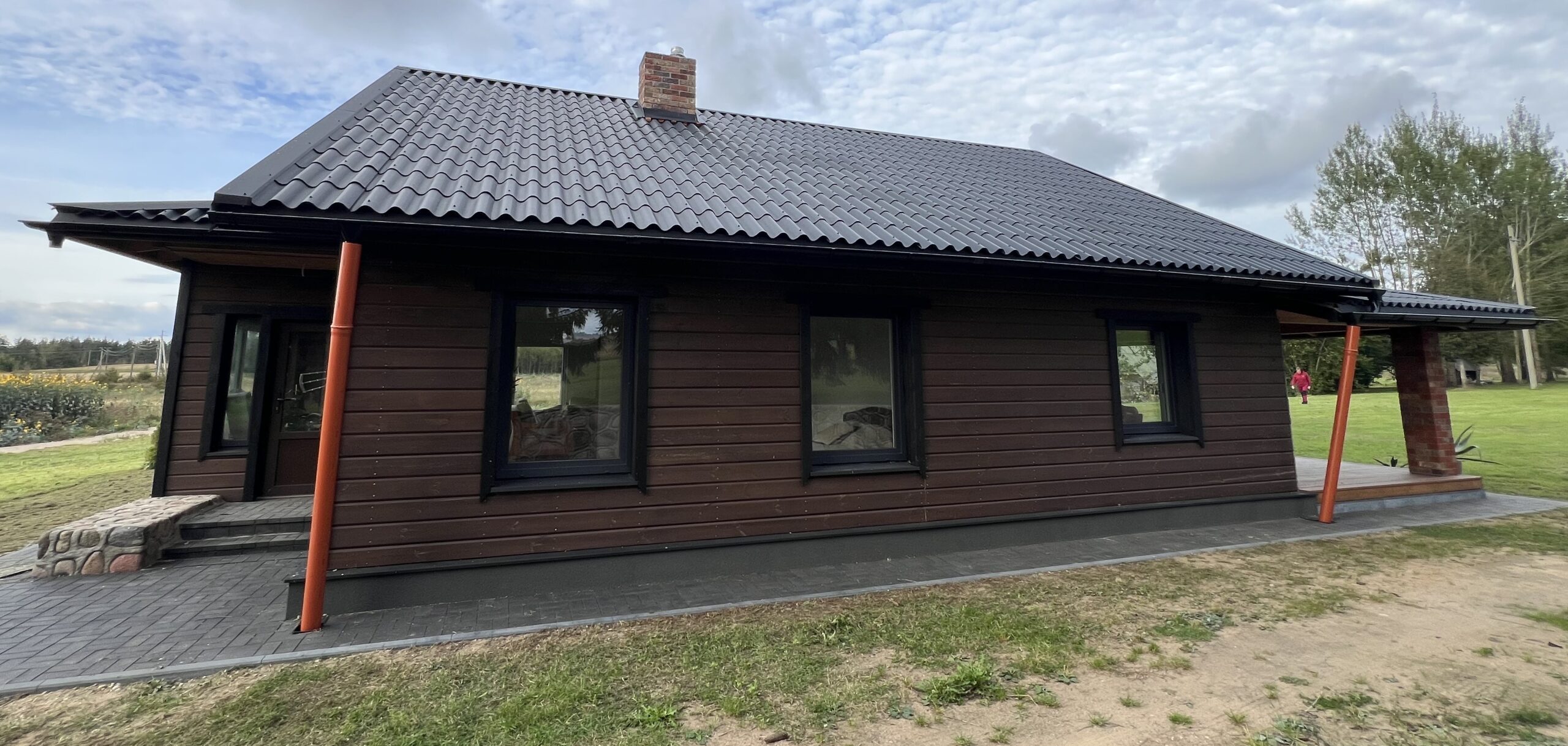 B klasės namas po renovacijos – modernizuotas gyvenamasis namas